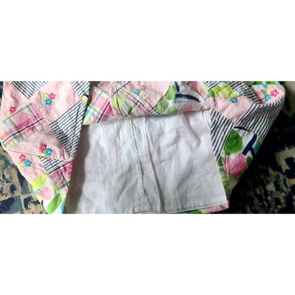 Gymboree Girls Pink Patchwork Shift Dress Girls Size 9 - Picture 7 of 7